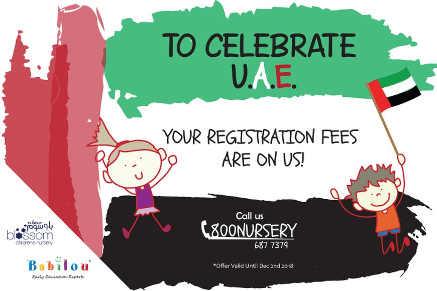 National Day Offer: Free Nursery Registration at Blossom Nursery National Day Offer: Free Nursery Registration at Blossom Nursery